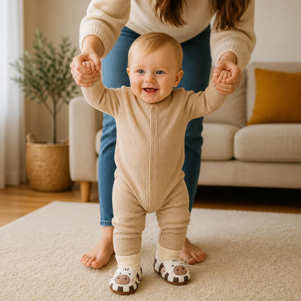 Cosy Baby Sock Shoes – Warm, Non-Slip & Comfortable