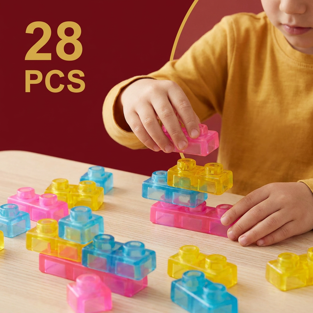Magical Gummy Blocks, Soft Building Blocks for Children - Image 7