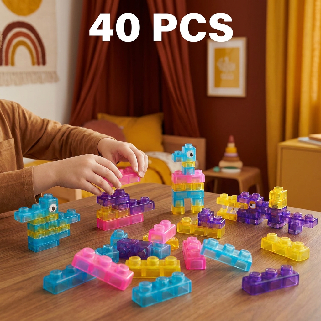 Magical Gummy Blocks, Soft Building Blocks for Children - Image 8
