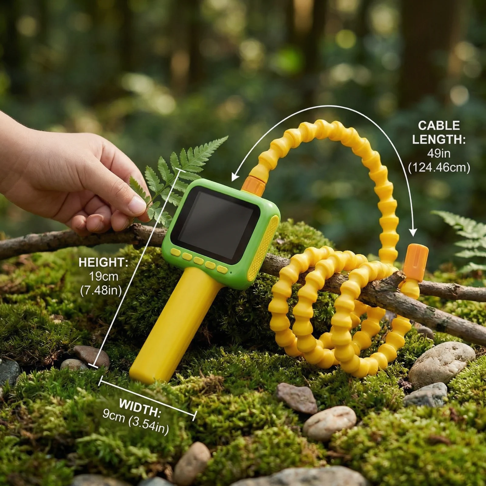 Kids Exploration Camera โ Underwater & Nature Discovery Toy with Screen & Light