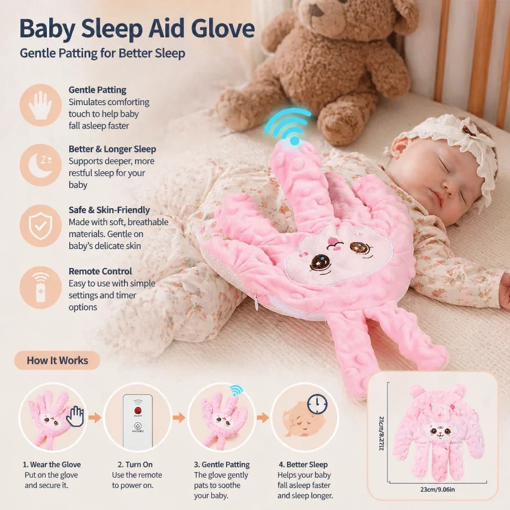 Baby Sleep Aid with Gentle Patting Function – Supports Calm and Independent Sleep