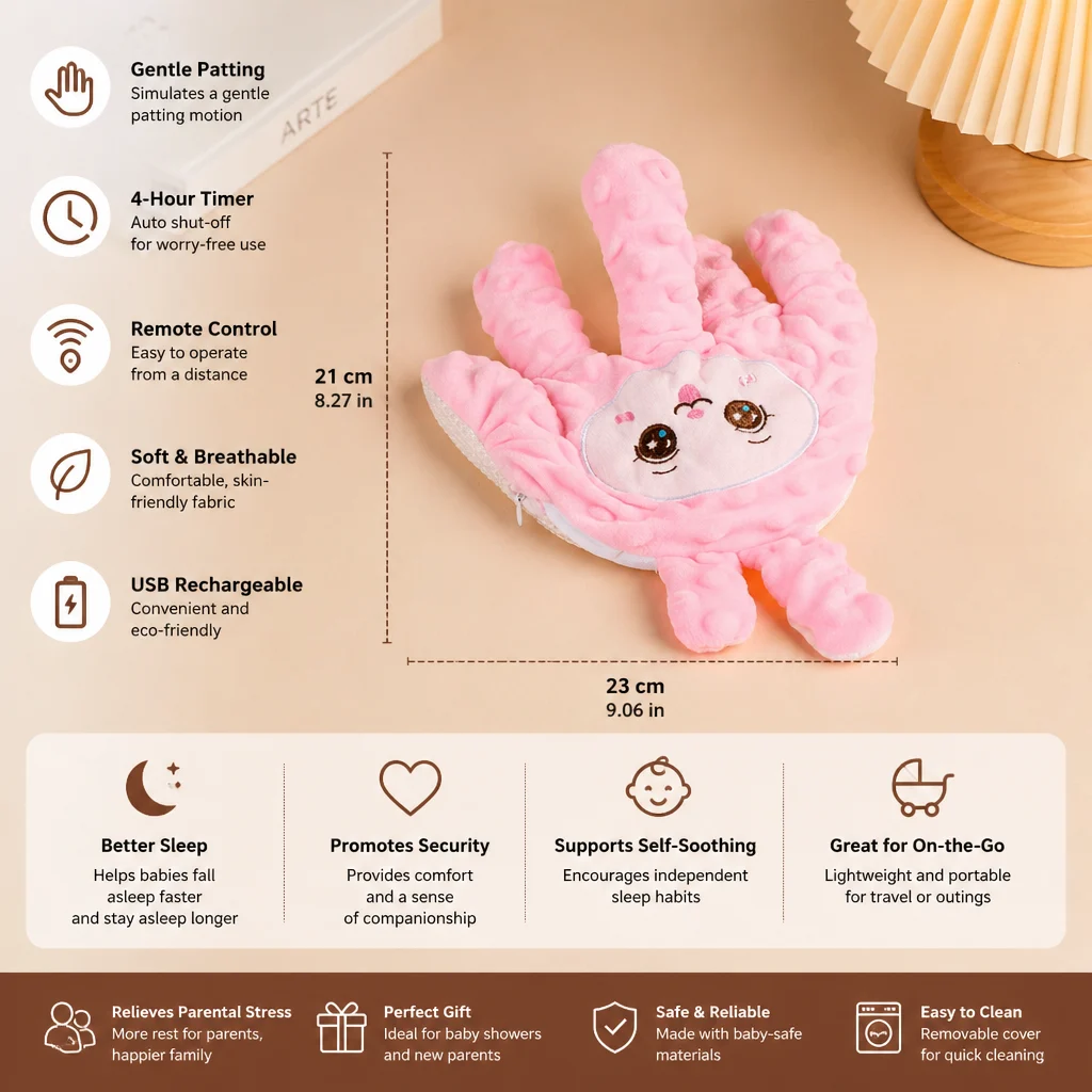 Baby Sleep Aid with Gentle Patting Function – Supports Calm and Independent Sleep