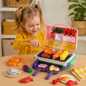 My First BBQ Grill – Kids' Kitchen with Smoke Effect and Colour-Changing Food