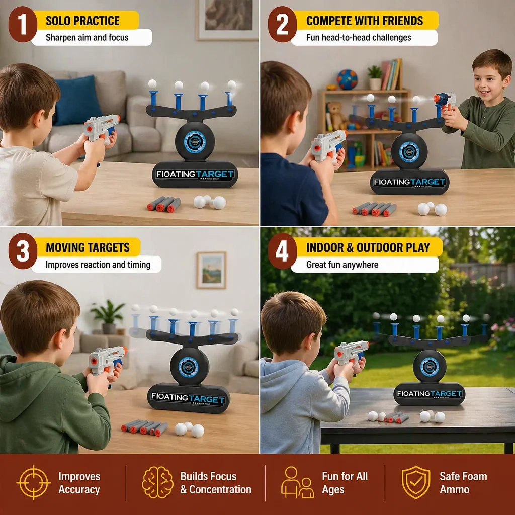 Floating Balls β Target Shooting Toy