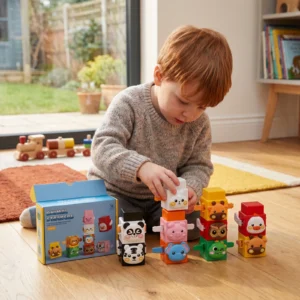 Educational Montessori Animal Stacking Toy Set