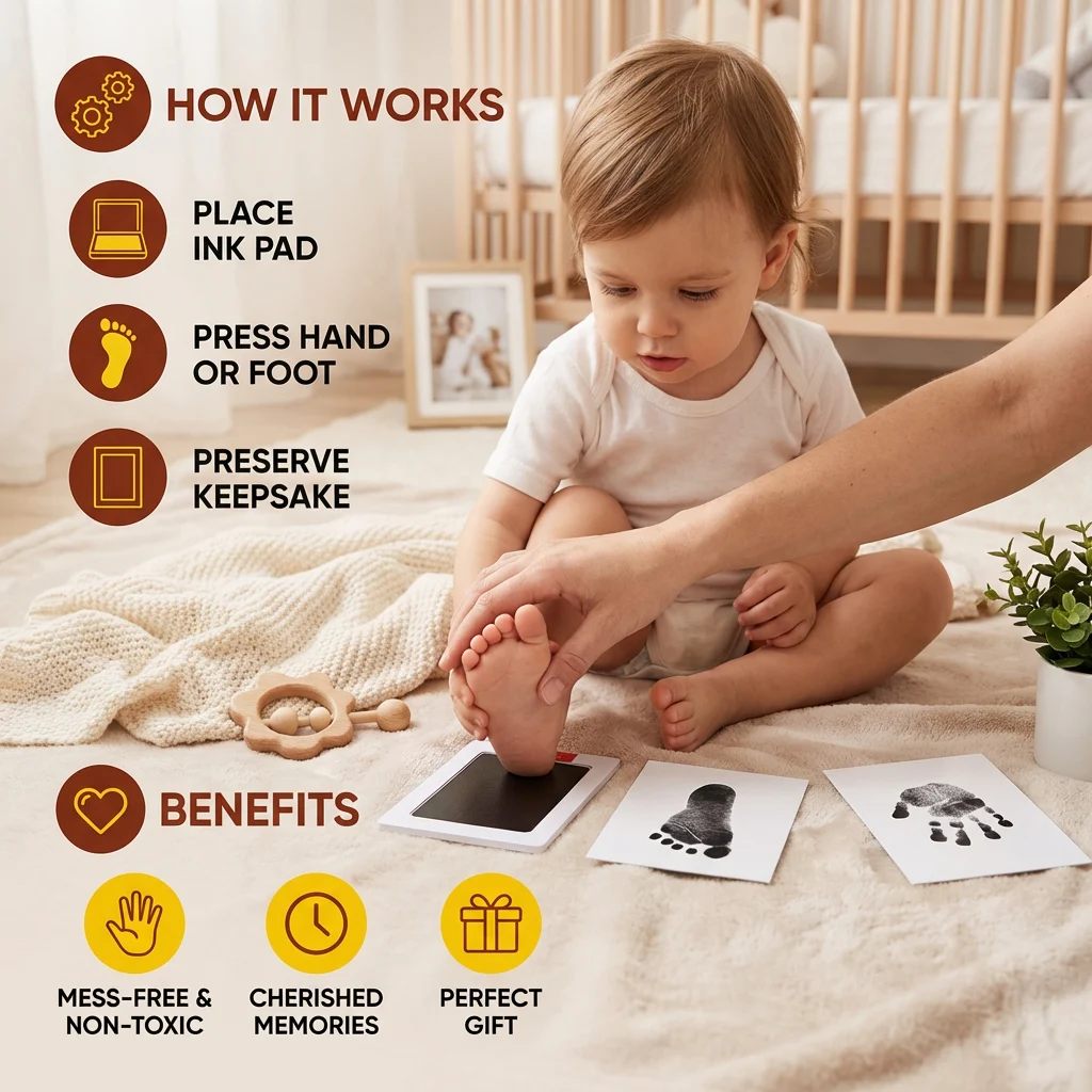 Baby Hand & Footprint Kit โ Keepsake Set for Toddlers