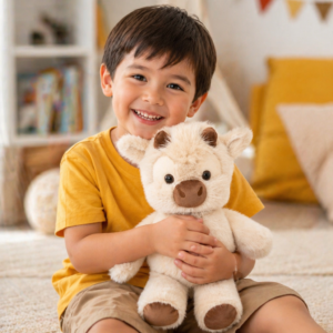 Running Calf Plush Toy – Soft Cartoon Stuffed Animal & Soothing Companion for Kids