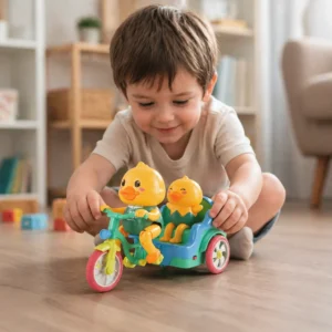 Electric Animal Tricycle – Interactive Ride-On Toy with Music & Light for Children