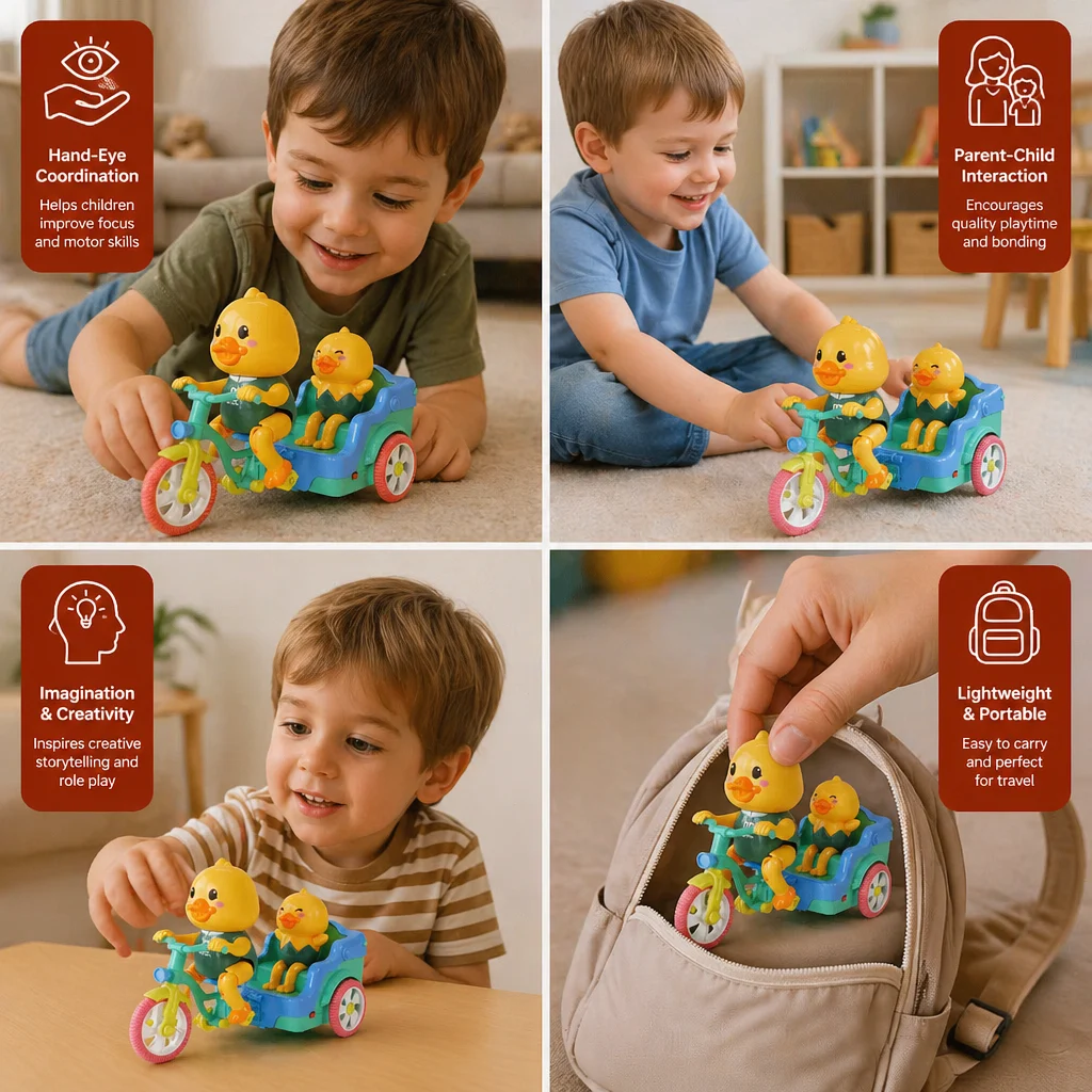 Electric Animal Tricycle โ Interactive Ride-On Toy with Music & Light for Children