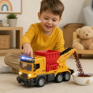 Construction Dump Truck Toy with Lights & Sounds