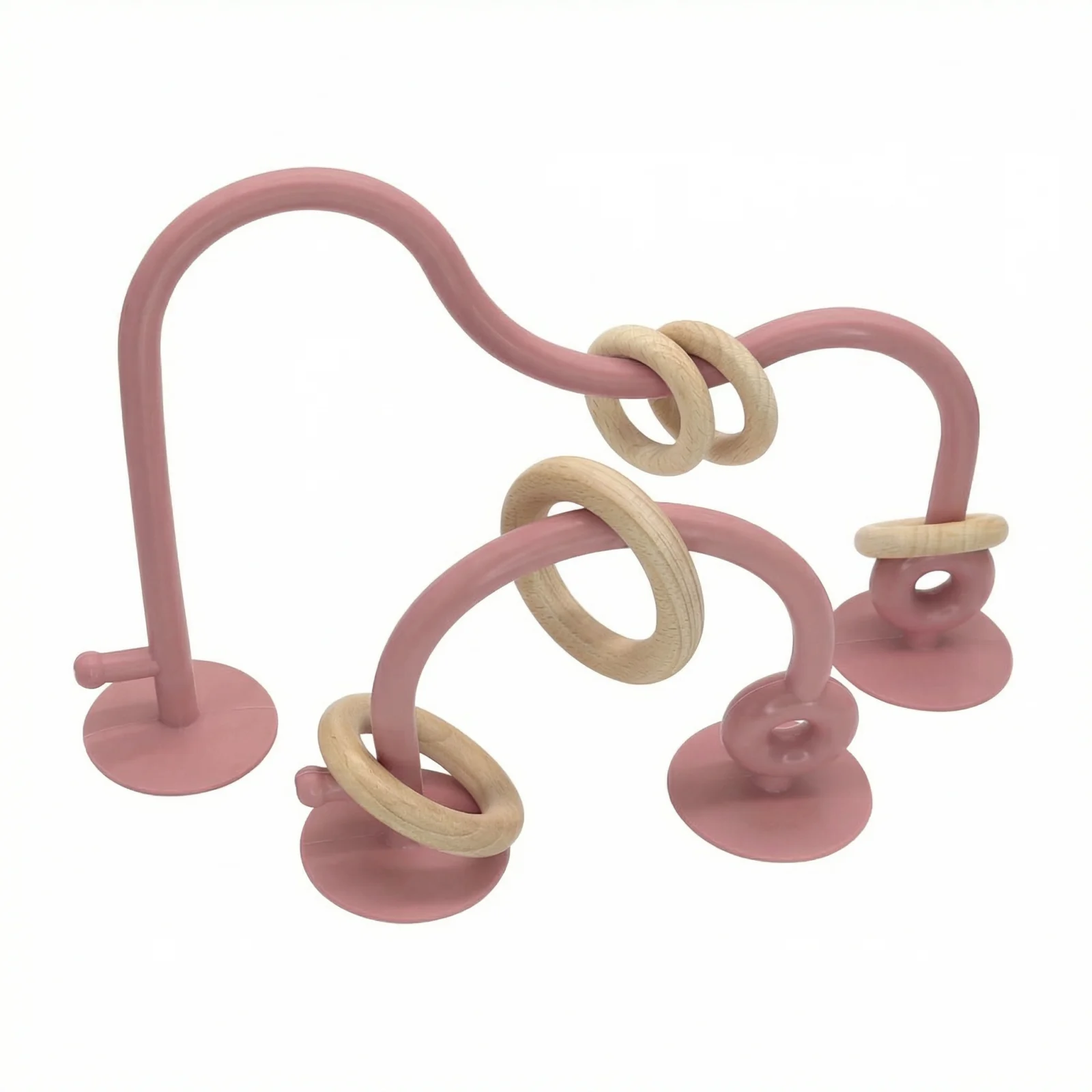 Silicone Baby Activity Toy – Suction Cup Learning Toy for Table & High Chair