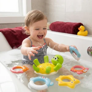 Turtle Bath Toy – Water Sprinkler with Fountain Effect for Babies & Toddlers