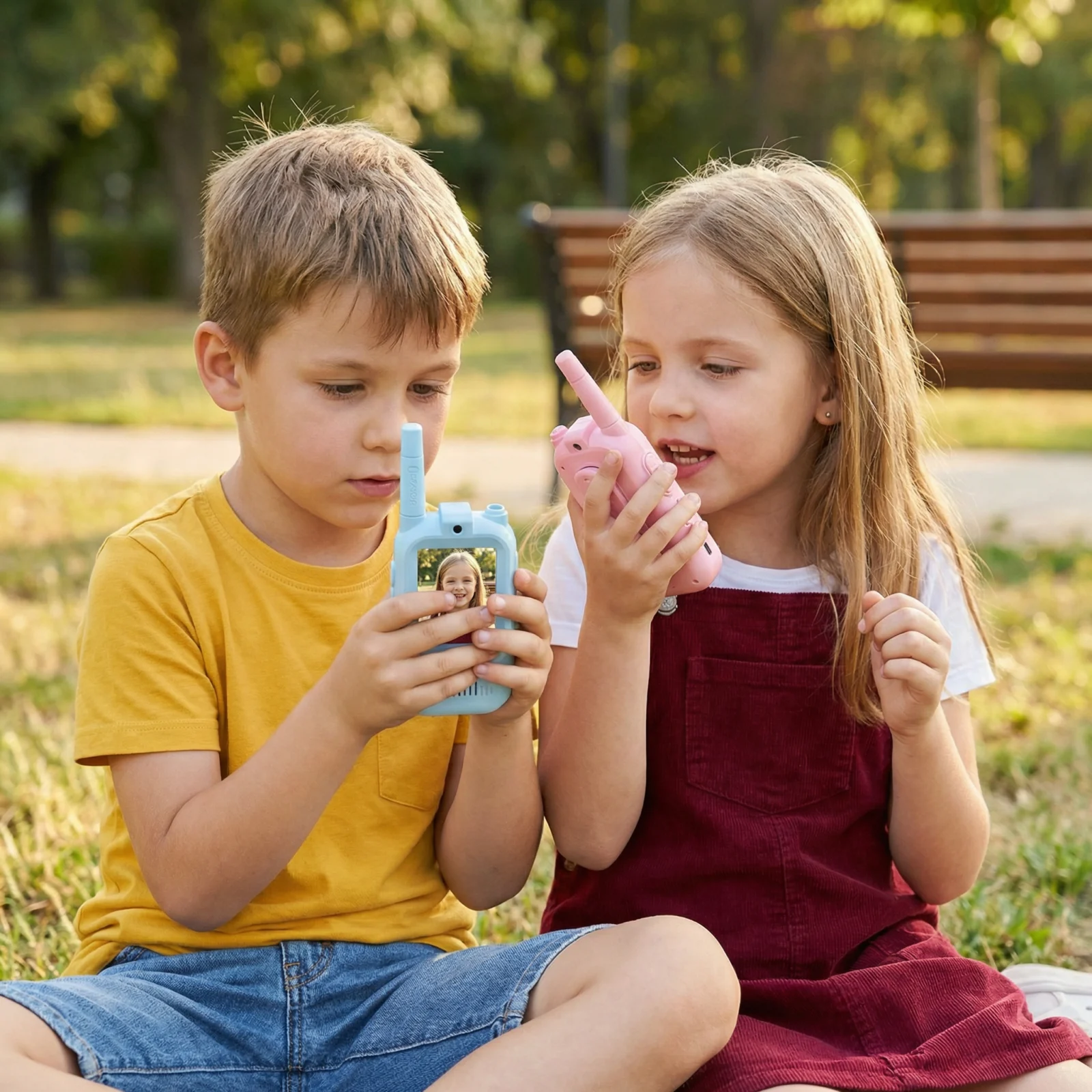 Kids Video Walkie Talkie Set (2-Pack) – Intercom with Camera & Screen