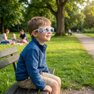 Kids Motion Sickness Glasses – Ultra-Light Relief for Travel Nausea