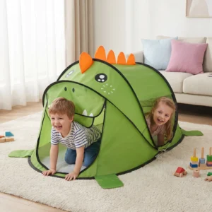 Foldable Dino Play Tent for Kids – Perfect for Warm Days & Cozy Playtime