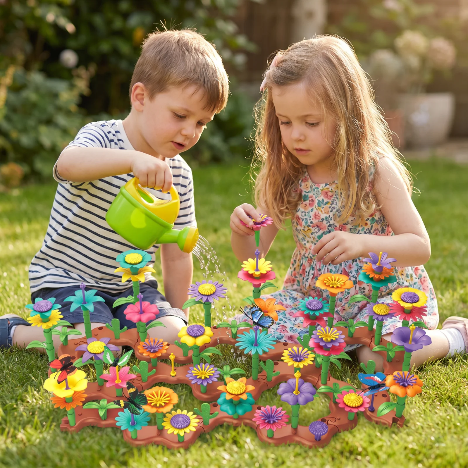 Flower Garden Building Toy for Kids โ Creative Planting & Learning Playset for Little Gardeners