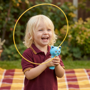 Cat-Themed Lasso Toy for Kids – Spinning Rope Launcher Fun