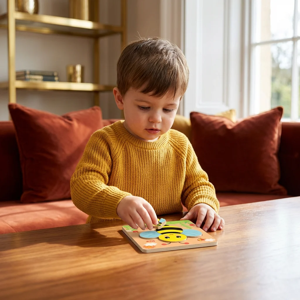 3D Wooden Puzzle for Kids โ Educational Animal Learning Toy for Toddlers