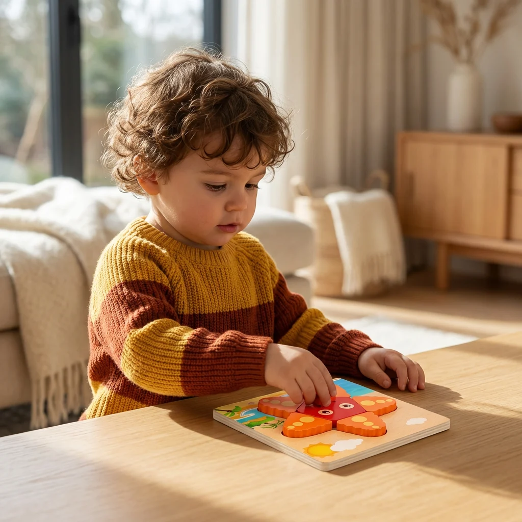 3D Wooden Puzzle for Kids โ Educational Animal Learning Toy for Toddlers