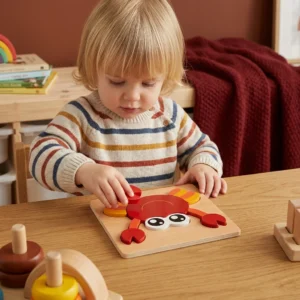 3D Wooden Puzzle for Kids – Educational Animal Learning Toy for Toddlers