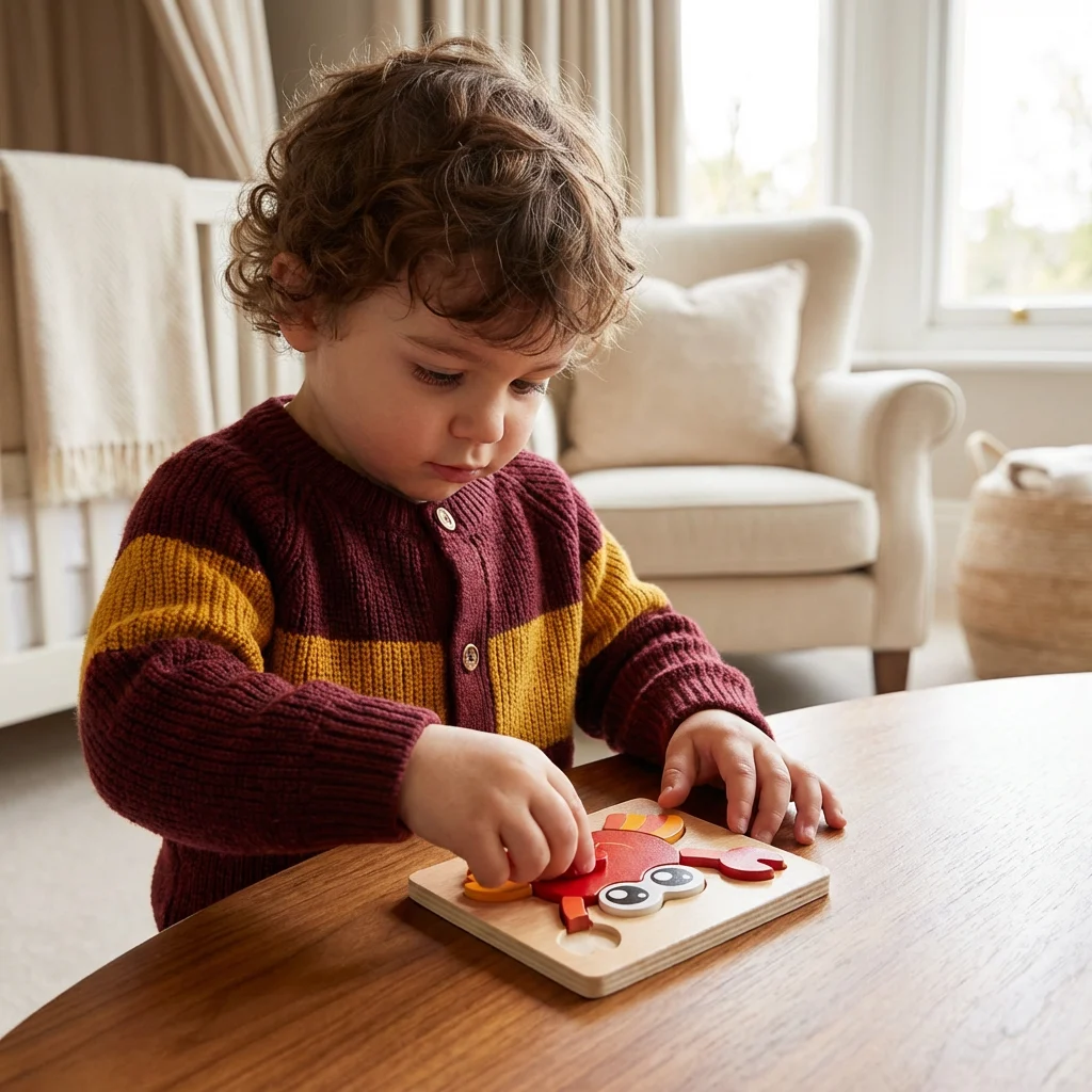 3D Wooden Puzzle for Kids โ Educational Animal Learning Toy for Toddlers