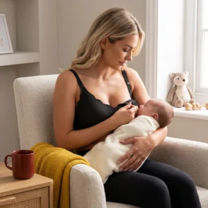 Seamless Nursing & Maternity Bra – Wireless, Supportive and Comfortable with Push-Up Effect
