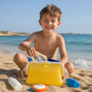 Waterproof Silicone Storage Bag with Shoulder Strap