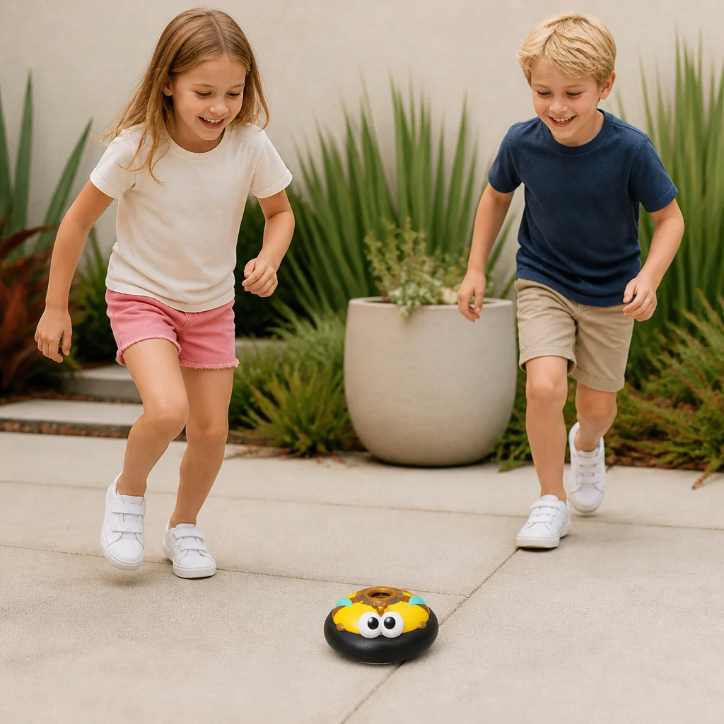Cute Floating Air Soccer Ball with Soft Foam Bumper