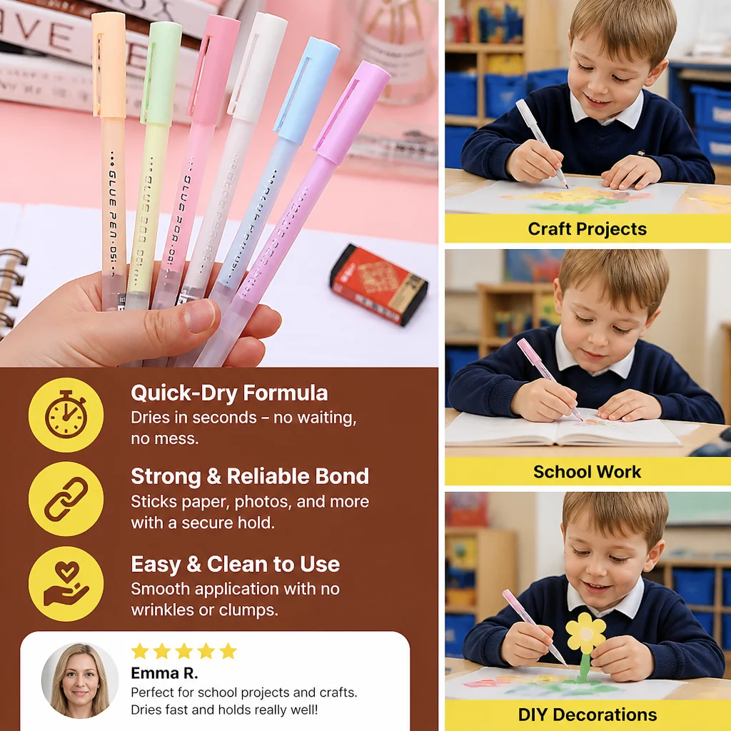 Precision Quick-Dry Glue Pen
