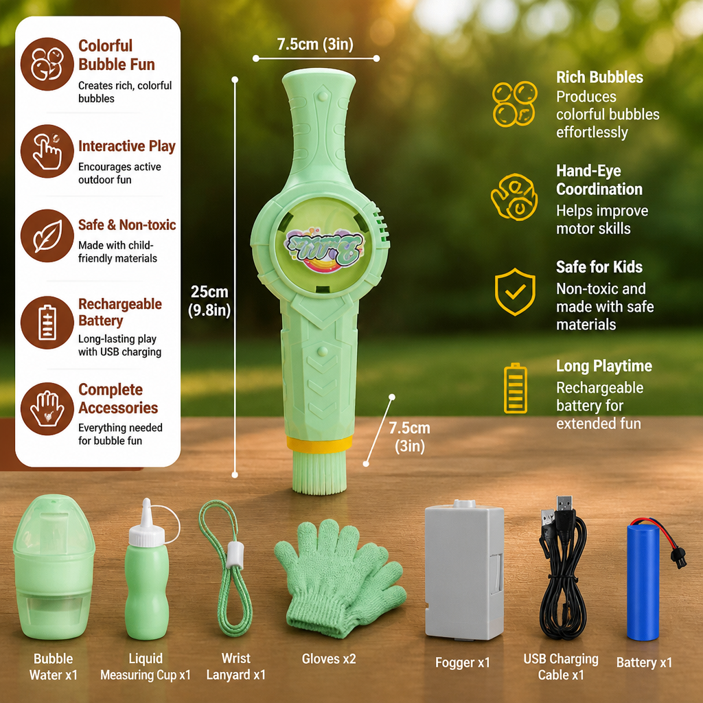 Interactive Bubble Ball Racket Toy for Kids - Image 5