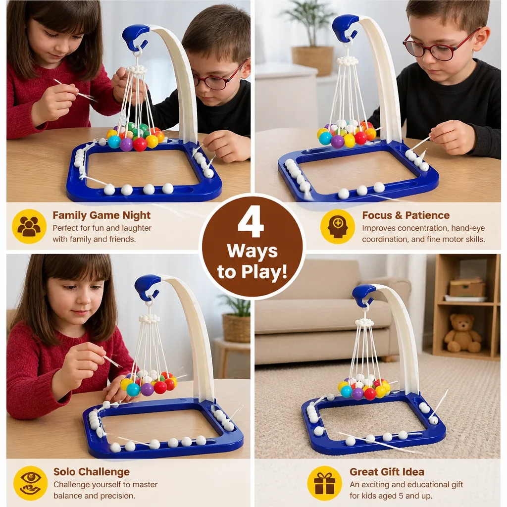Balance Swing Bead Game โ Interactive Family Skill Challenge