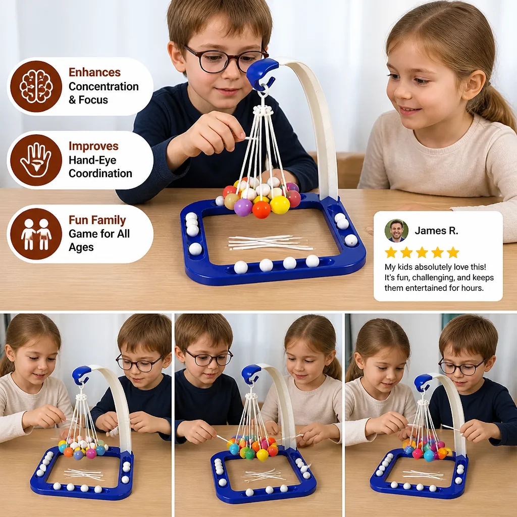 Balance Swing Bead Game โ Interactive Family Skill Challenge