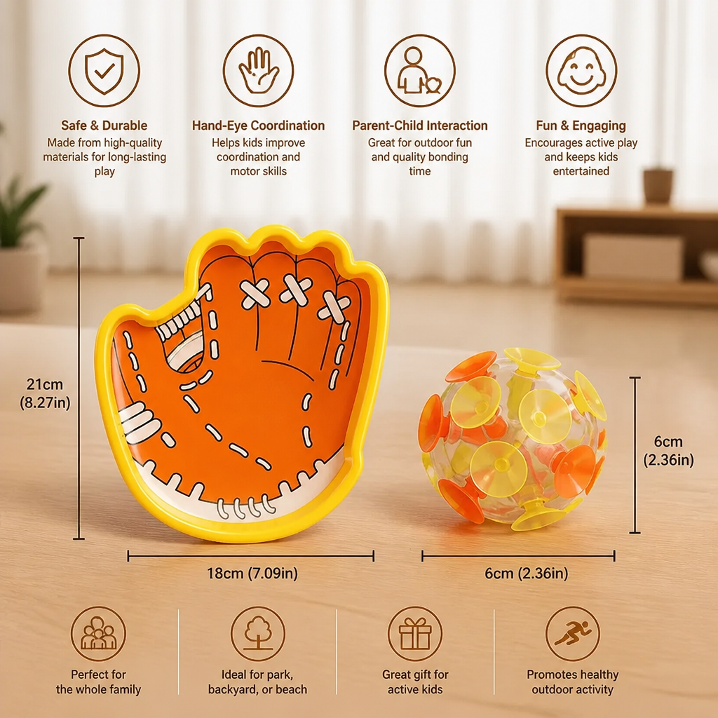 Suction Cup Ball Racket Game Set for Kids - Image 6