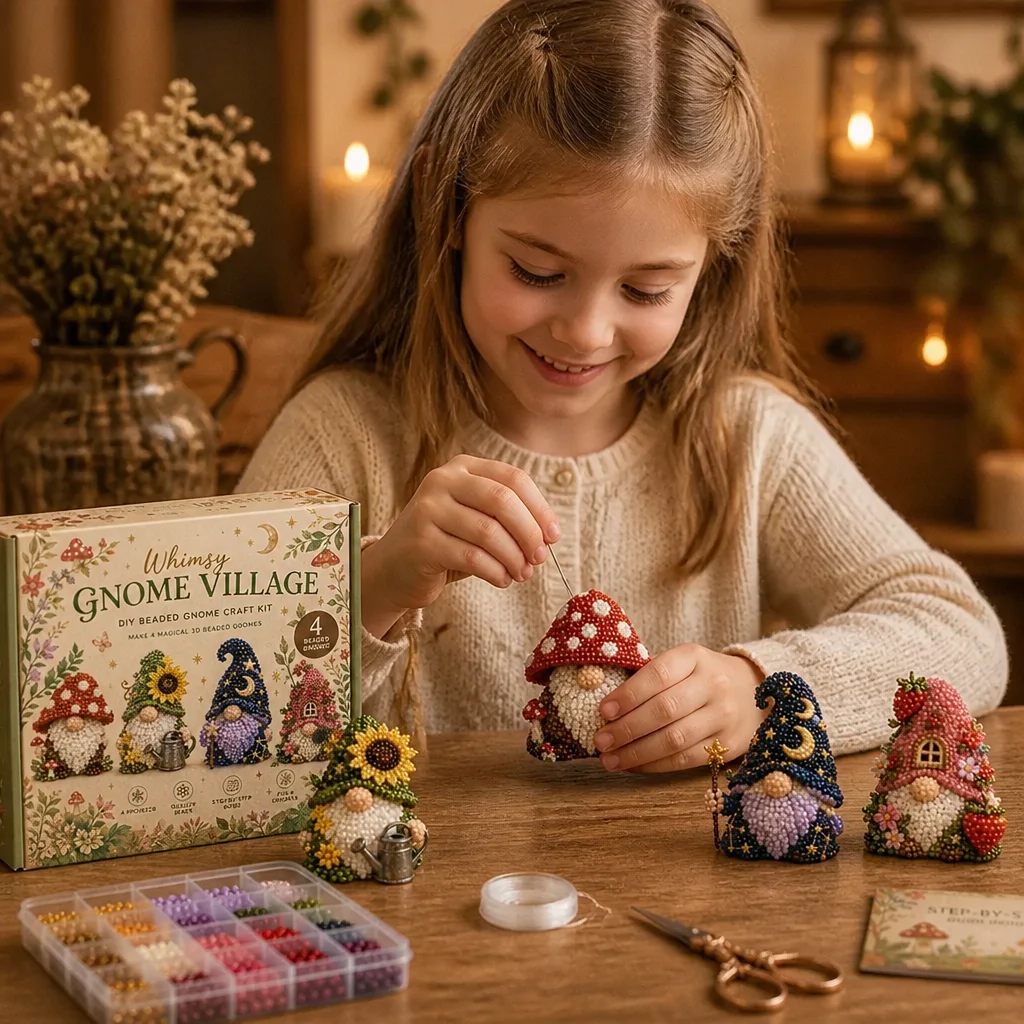 3D Beaded Animal Craft Kit β DIY Mini Bead Art Set for Beginners