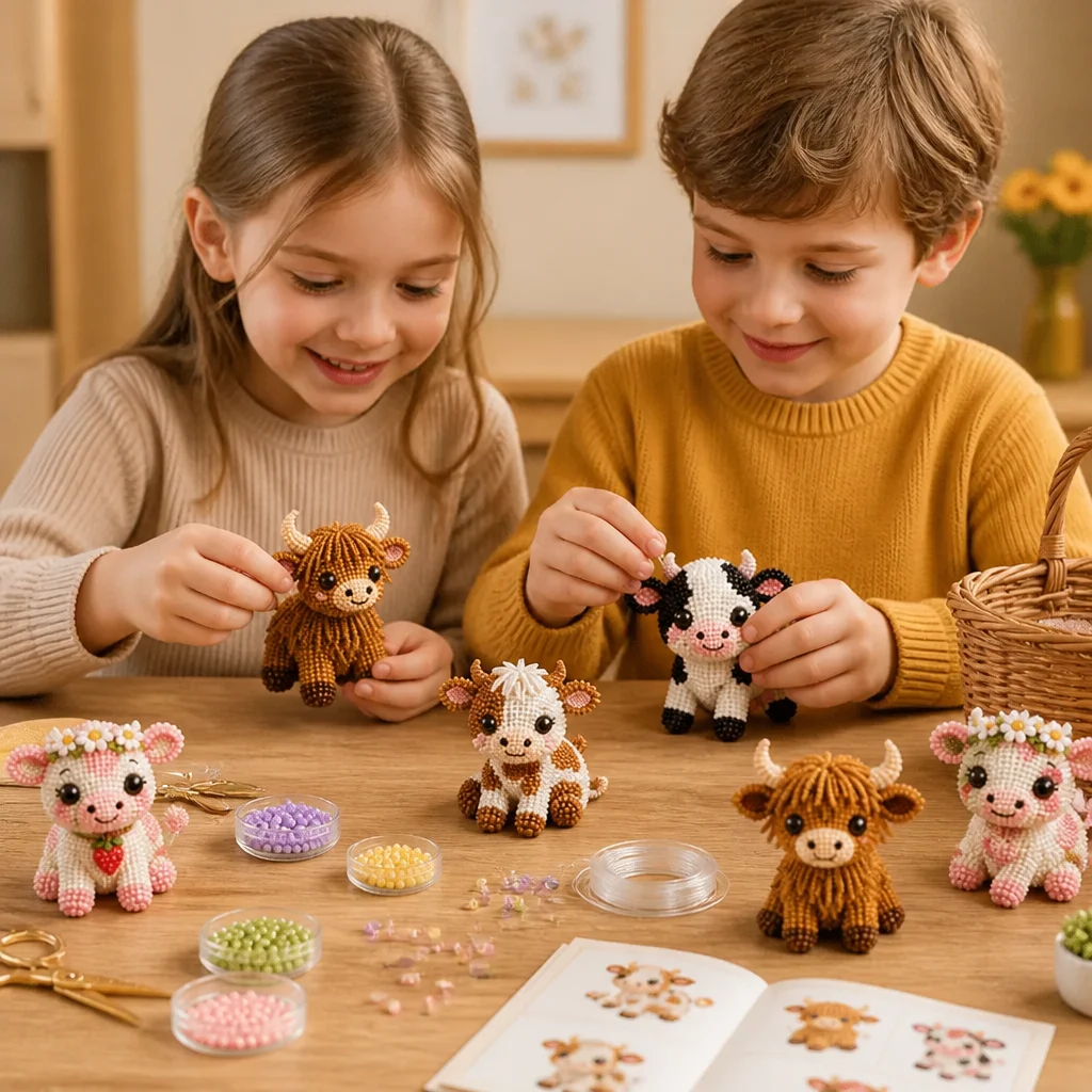 3D Beaded Animal Craft Kit β DIY Mini Bead Art Set for Beginners