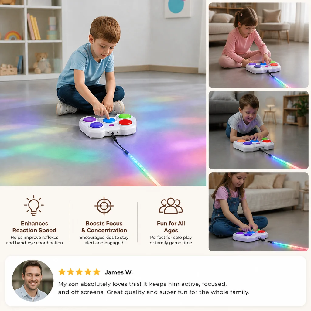 Light Defense Challenge โ Interactive LED Reflex Game