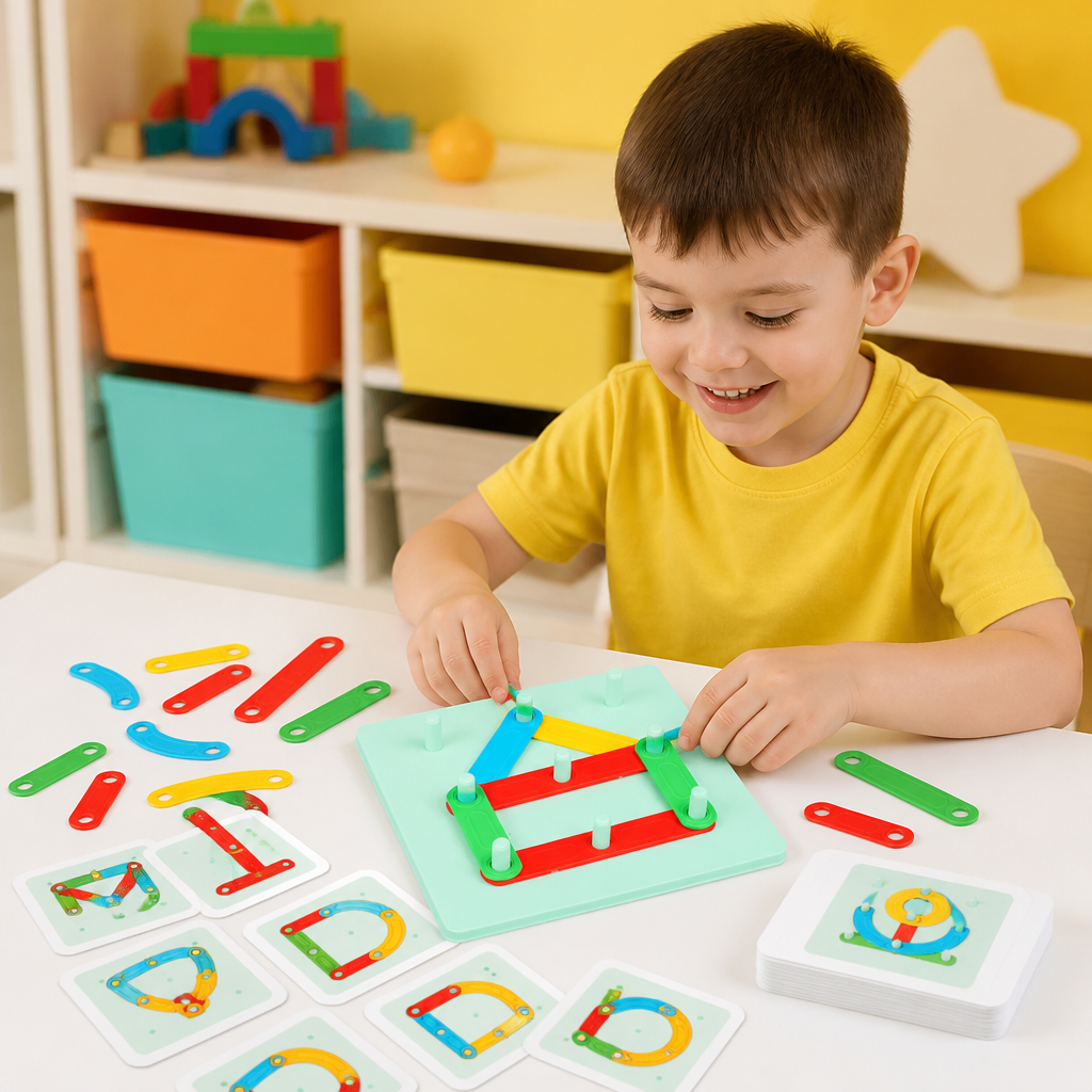 Educational Magnetic Letter & Number Building Set - Image 2