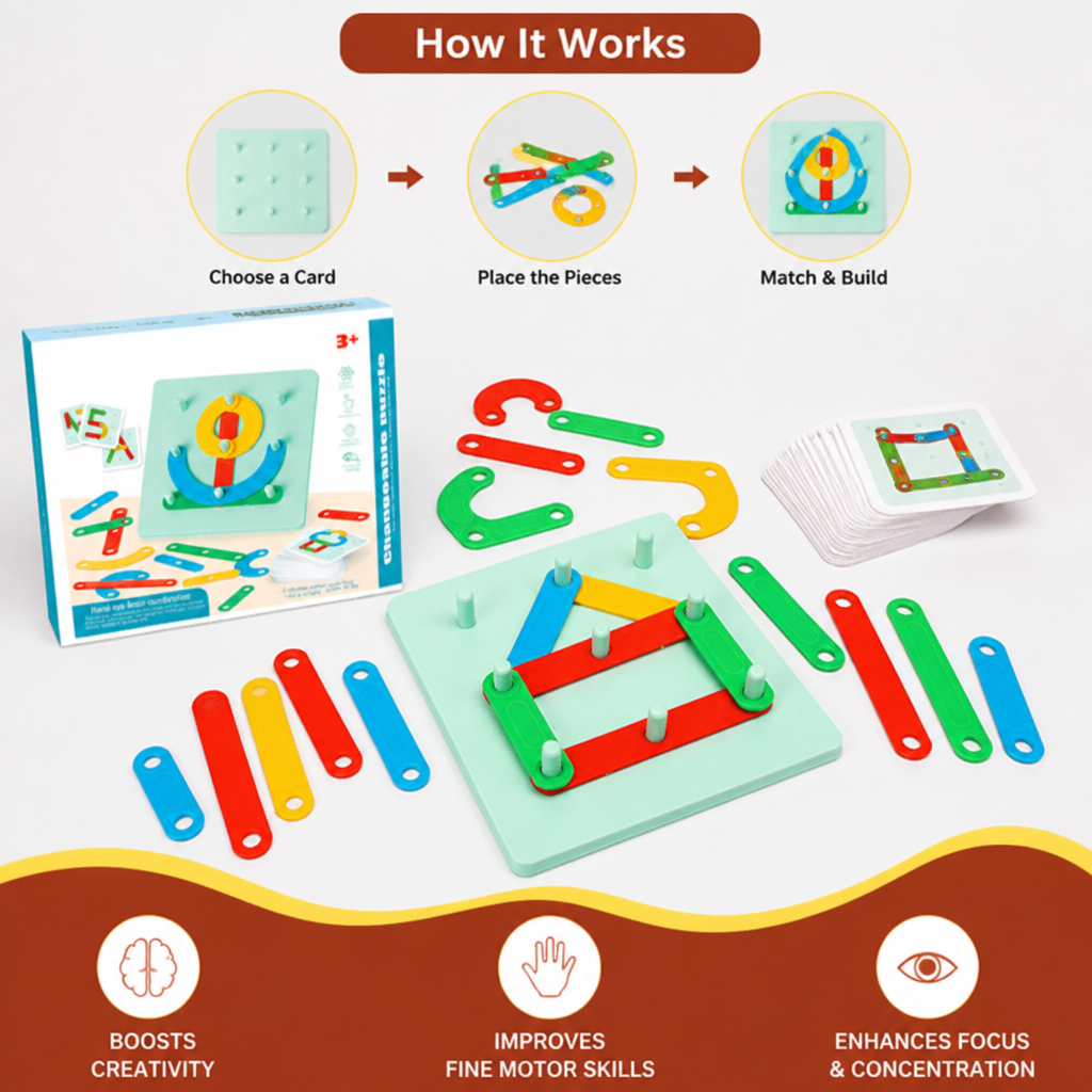 Educational Magnetic Letter & Number Building Set - Image 3