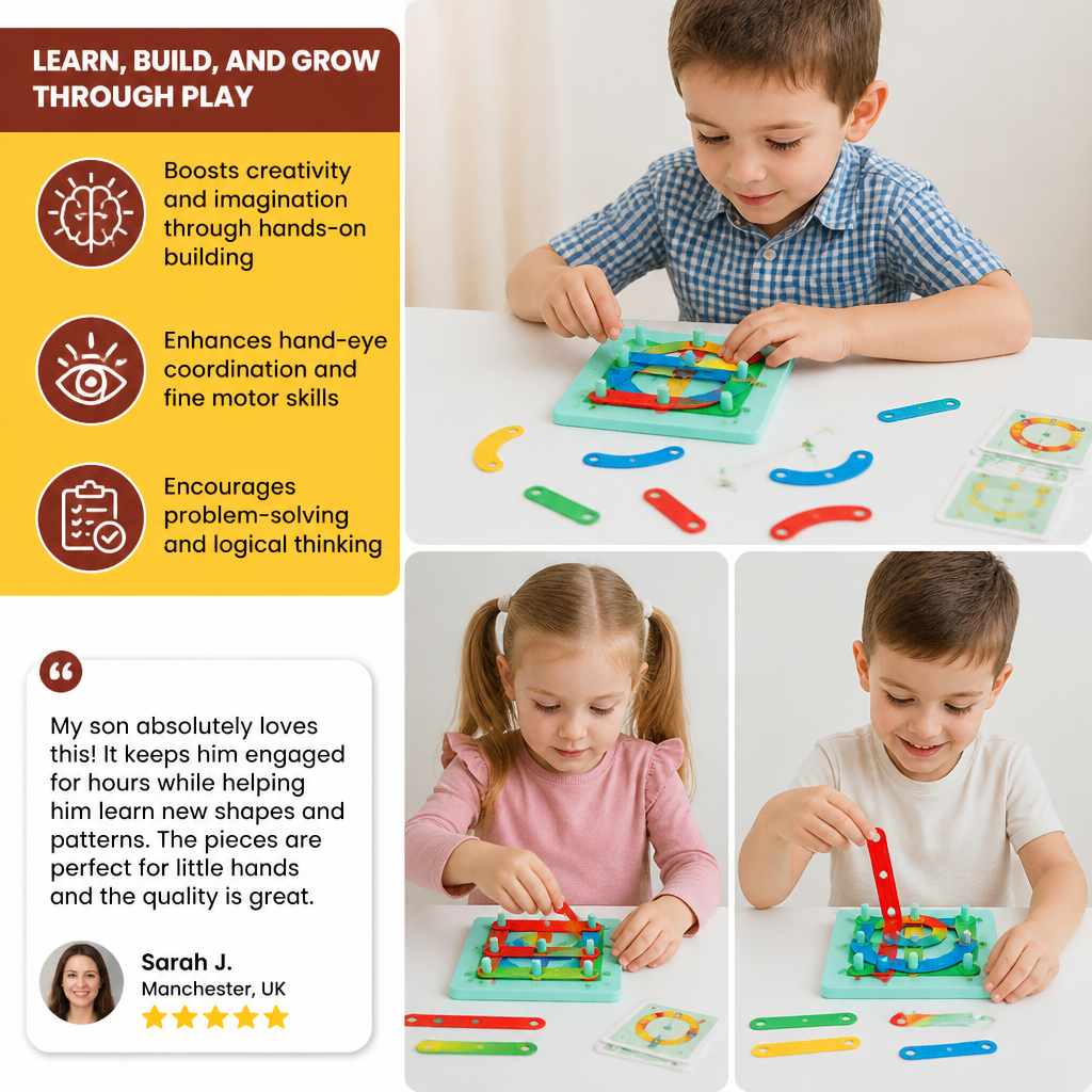 Educational Magnetic Letter & Number Building Set - Image 4