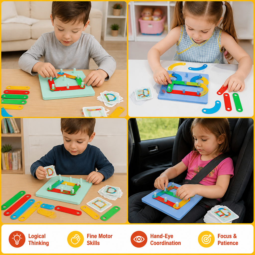 Educational Magnetic Letter & Number Building Set - Image 5