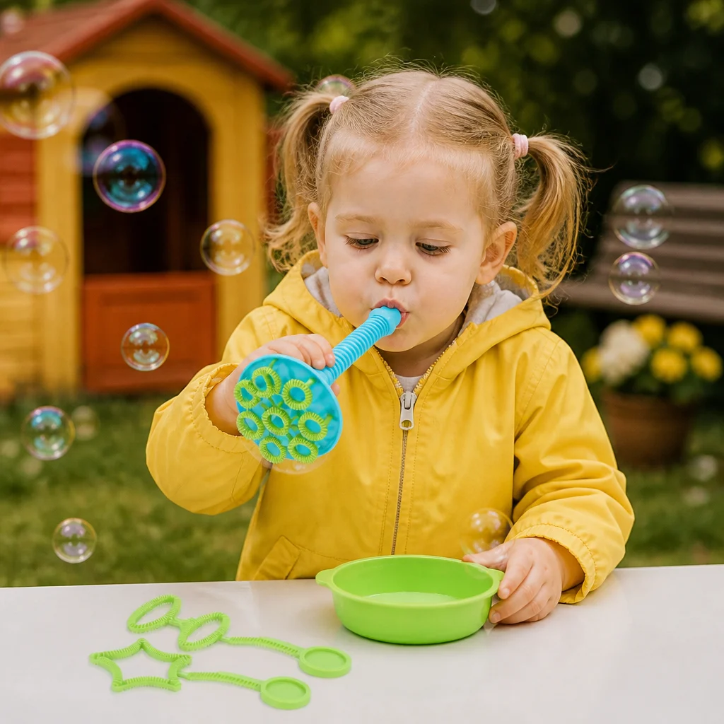 Magic Bubble Blower Stick Set