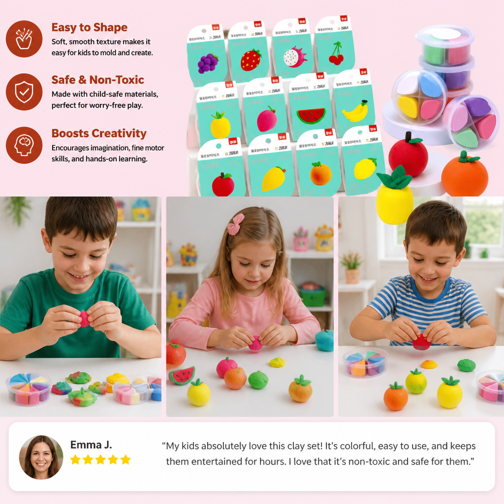DIY Air Dry Clay Craft Kits for Kids - Image 3
