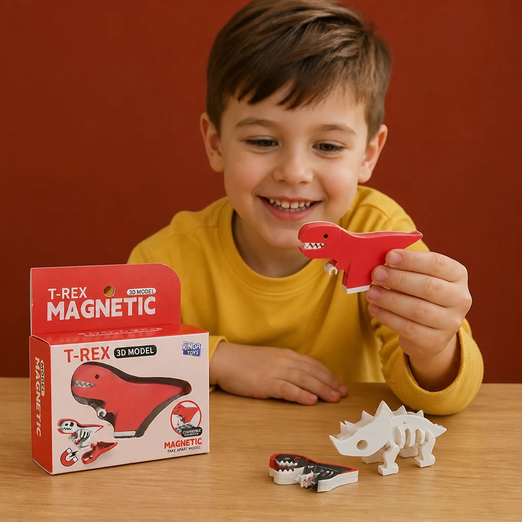Magnetic Animal Skeleton Builder Set โ STEM Take-Apart Learning Toy
