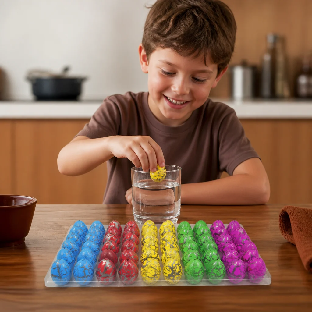 Hatching Dinosaur Egg Kit โ Grow-in-Water Dino Eggs with Surprise Toys