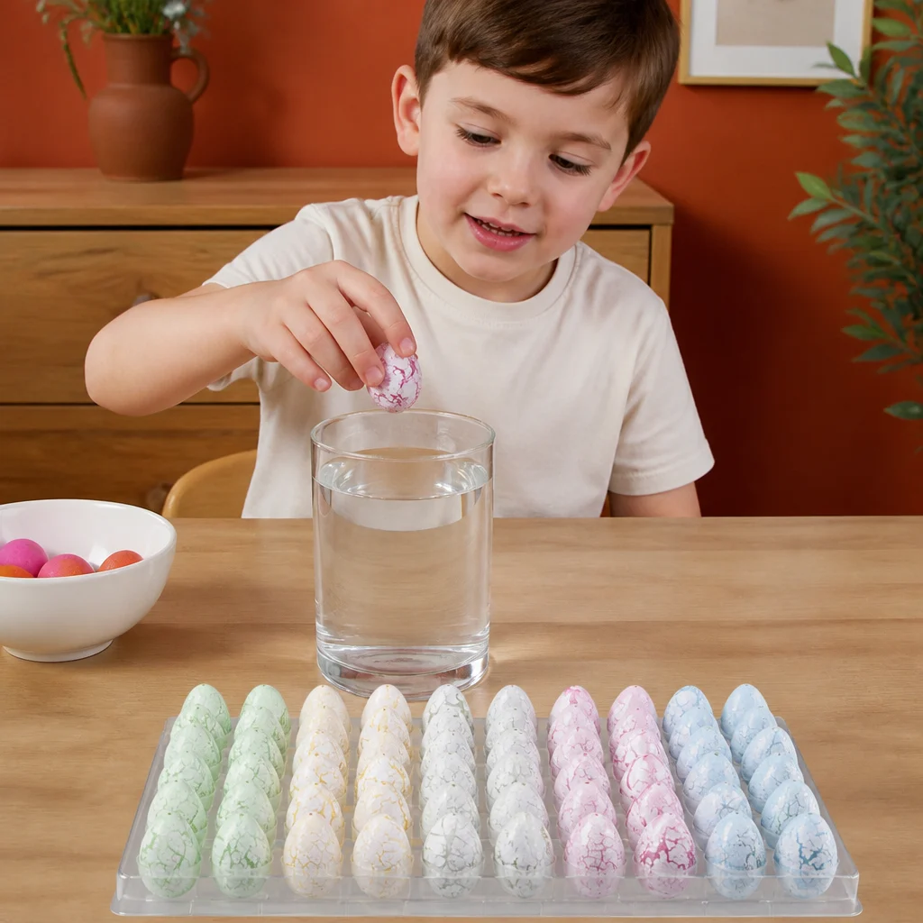 Hatching Dinosaur Egg Kit โ Grow-in-Water Dino Eggs with Surprise Toys