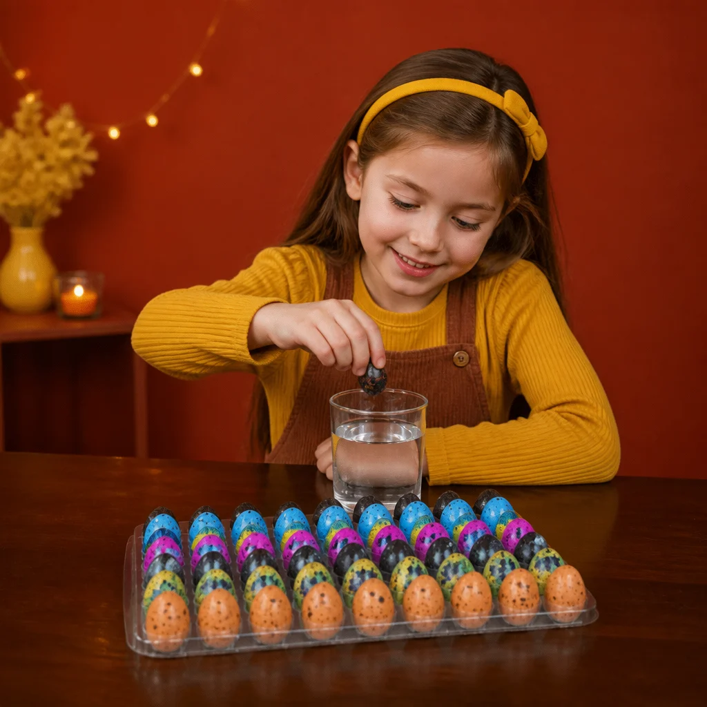 Hatching Dinosaur Egg Kit โ Grow-in-Water Dino Eggs with Surprise Toys