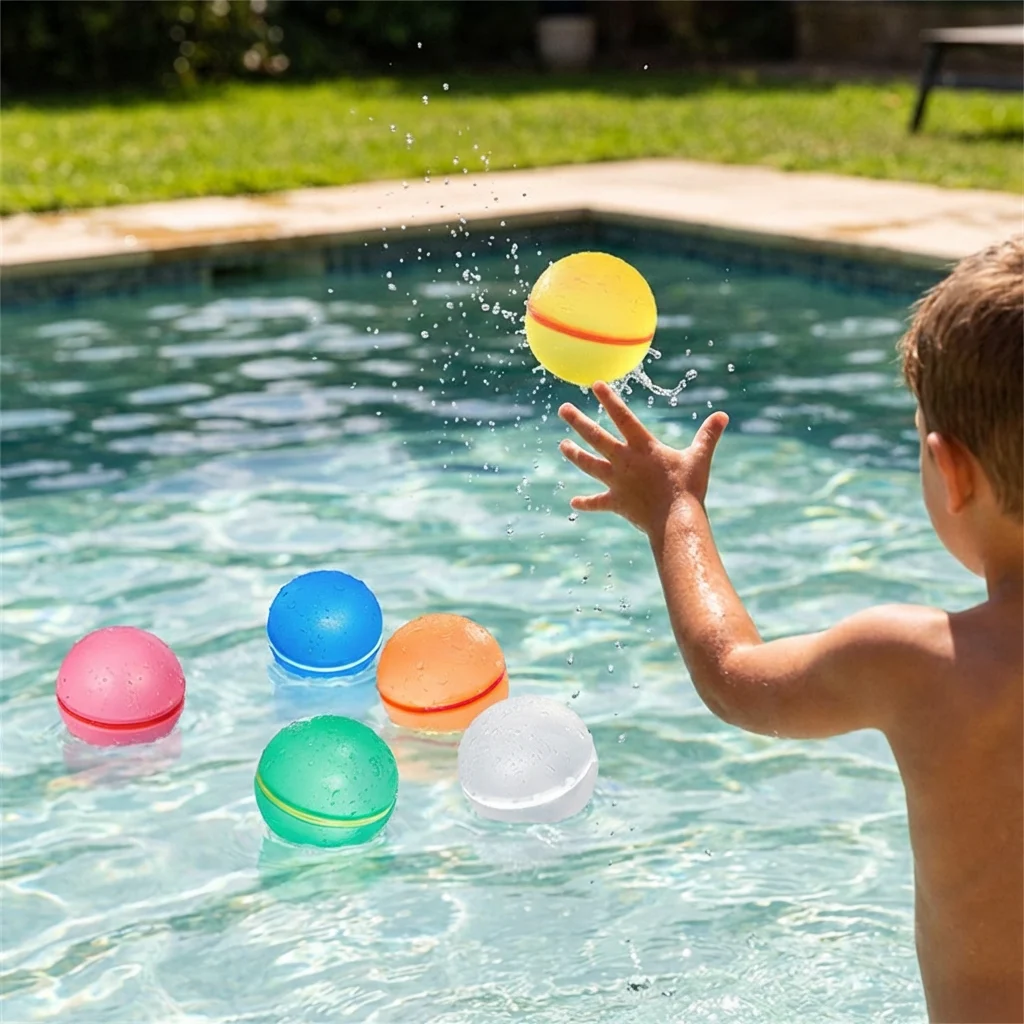 Reusable Water Balloons โ Self-Sealing & Silicone