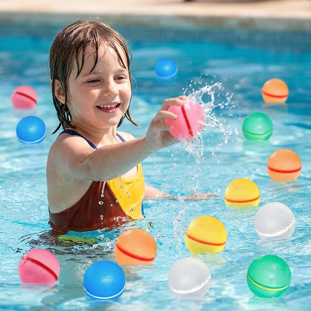 Reusable Water Balloons โ Self-Sealing & Silicone