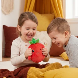 Interactive Fruit Plush Toy for Kids – Sensory Rhythm & Music Toy