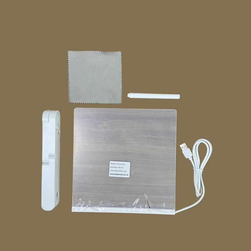 LED Writing Drawing Board for Kids โ Reusable Light-Up Surface for Creative Notes, Art and Learning